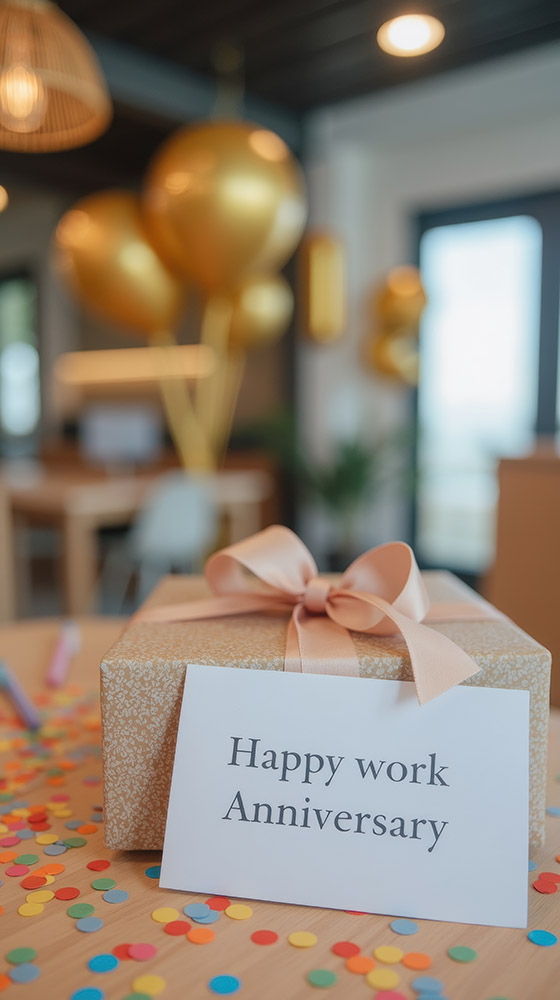 work anniversary celebration less turnover