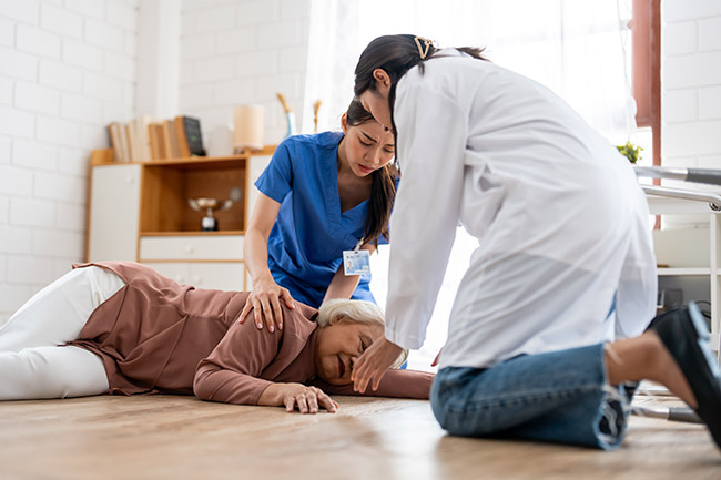 nursing home care fallen cms citation